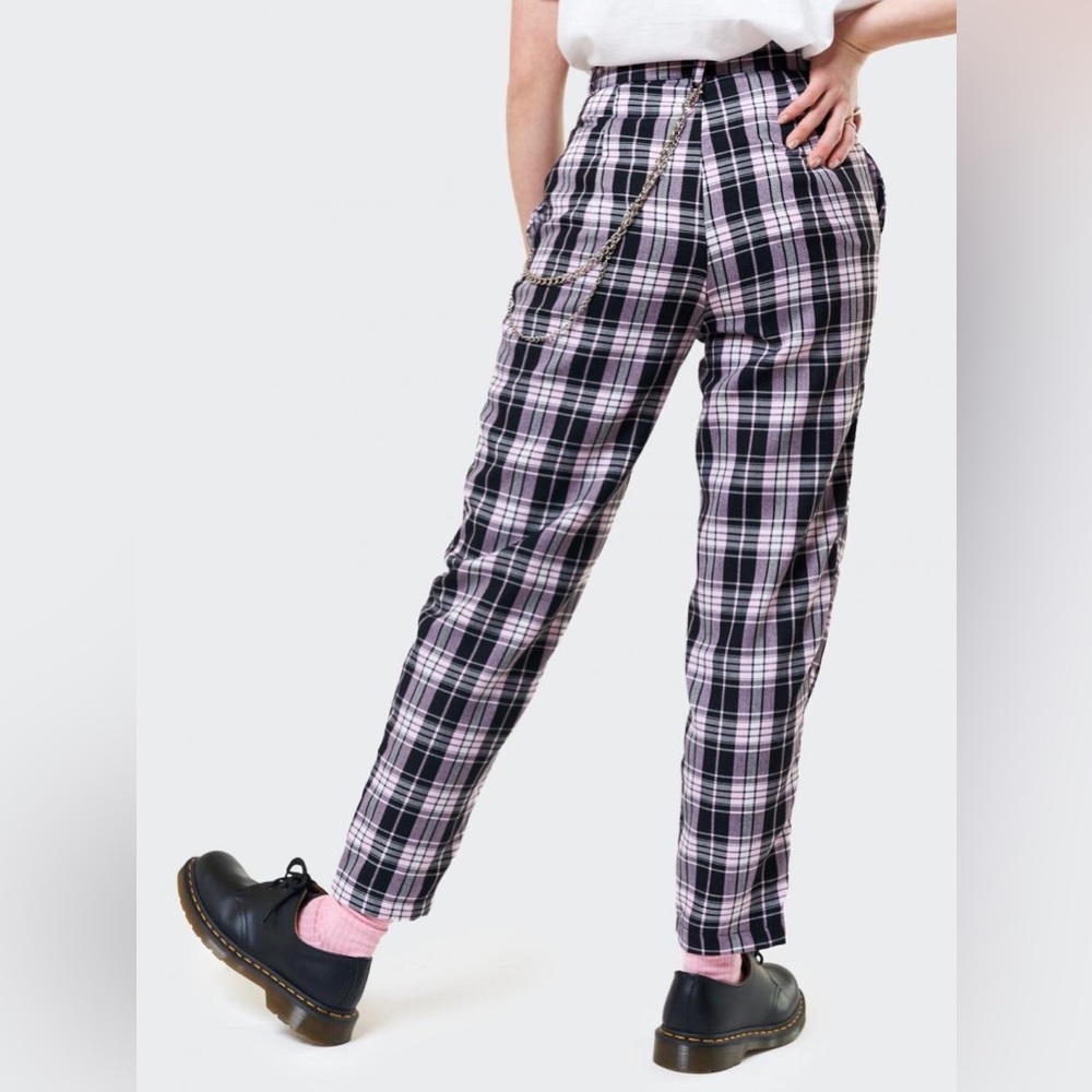 Minga London Womens Emma Plaid Pants